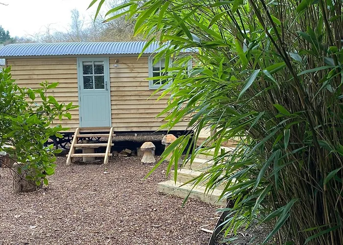 Chez Maurice Luxury Shepherds Hut With Bath And Hot Tub